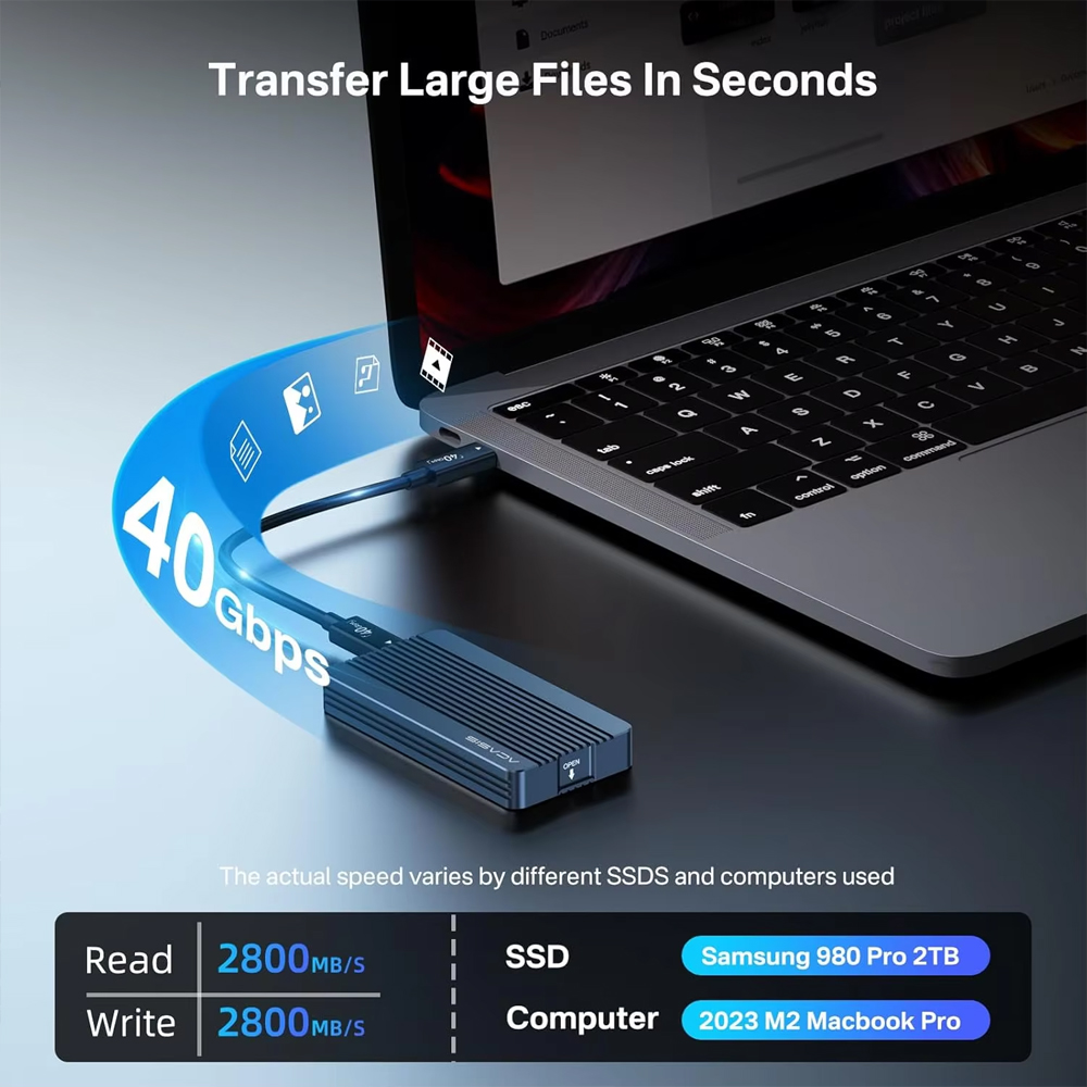 ACASIS 40Gbps M.2 NVMe SSD Enc - 8Tb M2 Nvme Ssd 评论和价格