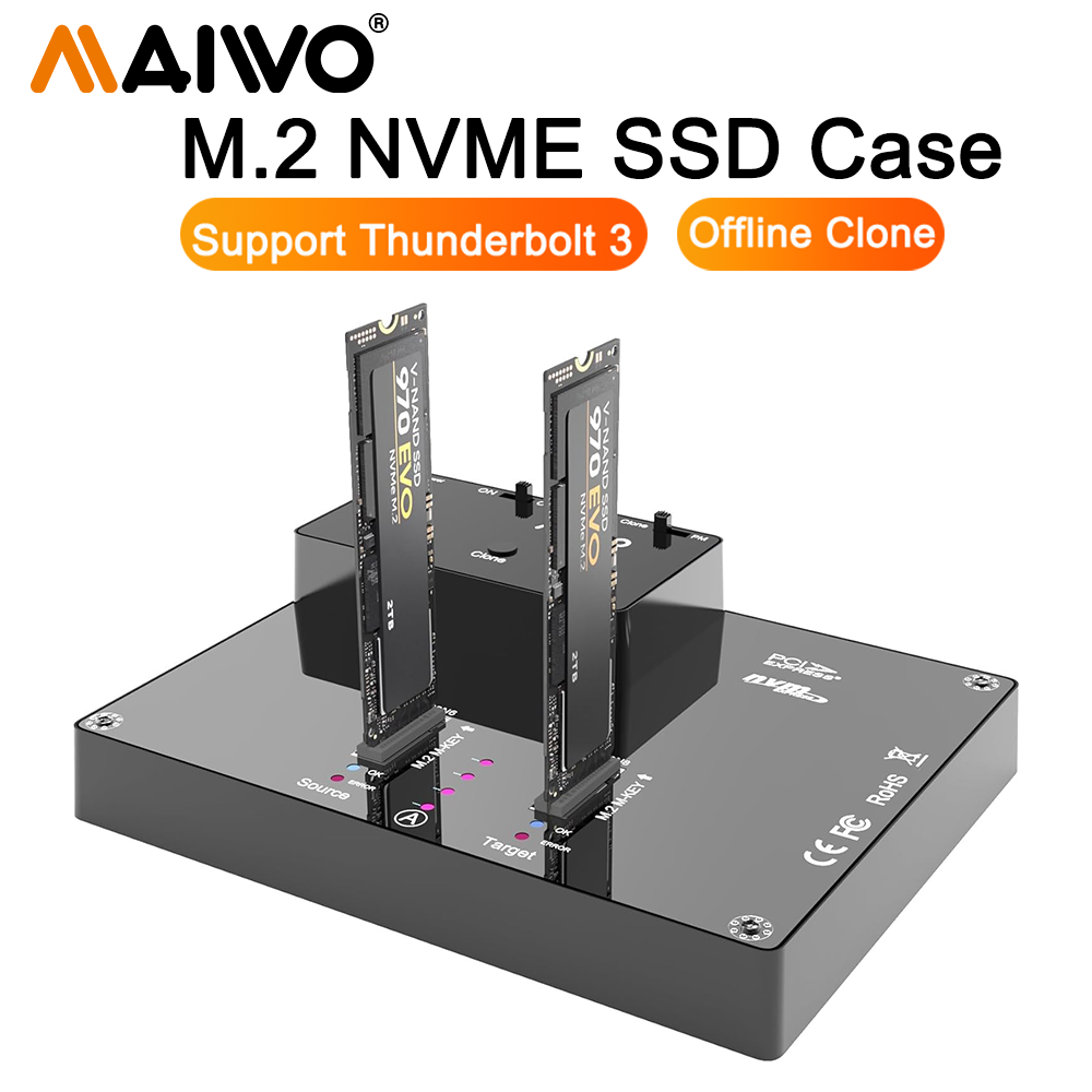 MAIWO 2 Bay M2 NVMe Docking St - 8Tb M2 Nvme Ssd 评论和价格