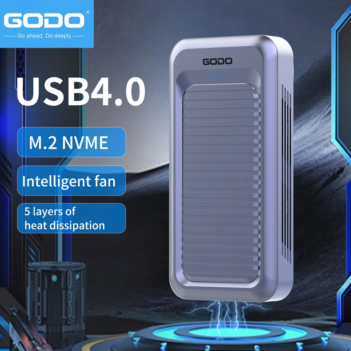 GODO 40Gbps External Hard Driv - Thunderbolt 4 External Ssd 4Tb 评论和价格