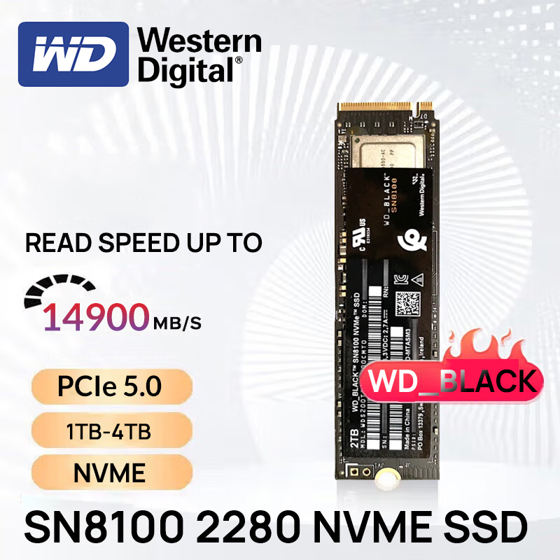 Western Digital PCIe 5.0 New S - Nvme Pcie 5.0 Ssd 4Tb 评论和价格