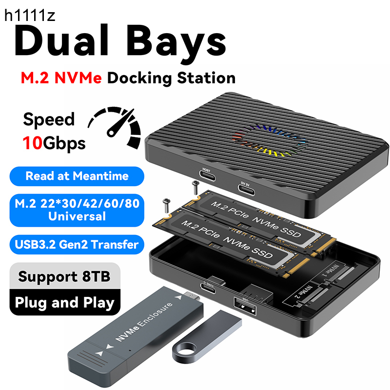 Dual Bays M.2 NVME Docking Sta - 8Tb M2 Nvme Ssd 评论和价格