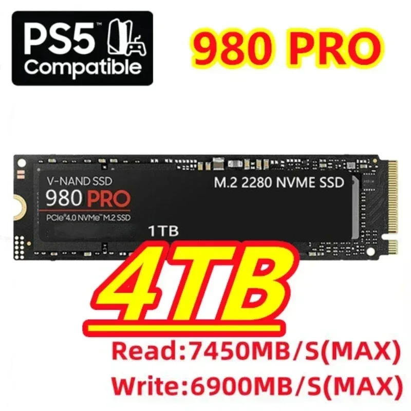 Original 980 PRO M.2 2280 NVMe - Pcie 4.0 4Tb 2280 Ssd 7450Mbps 评论和价格