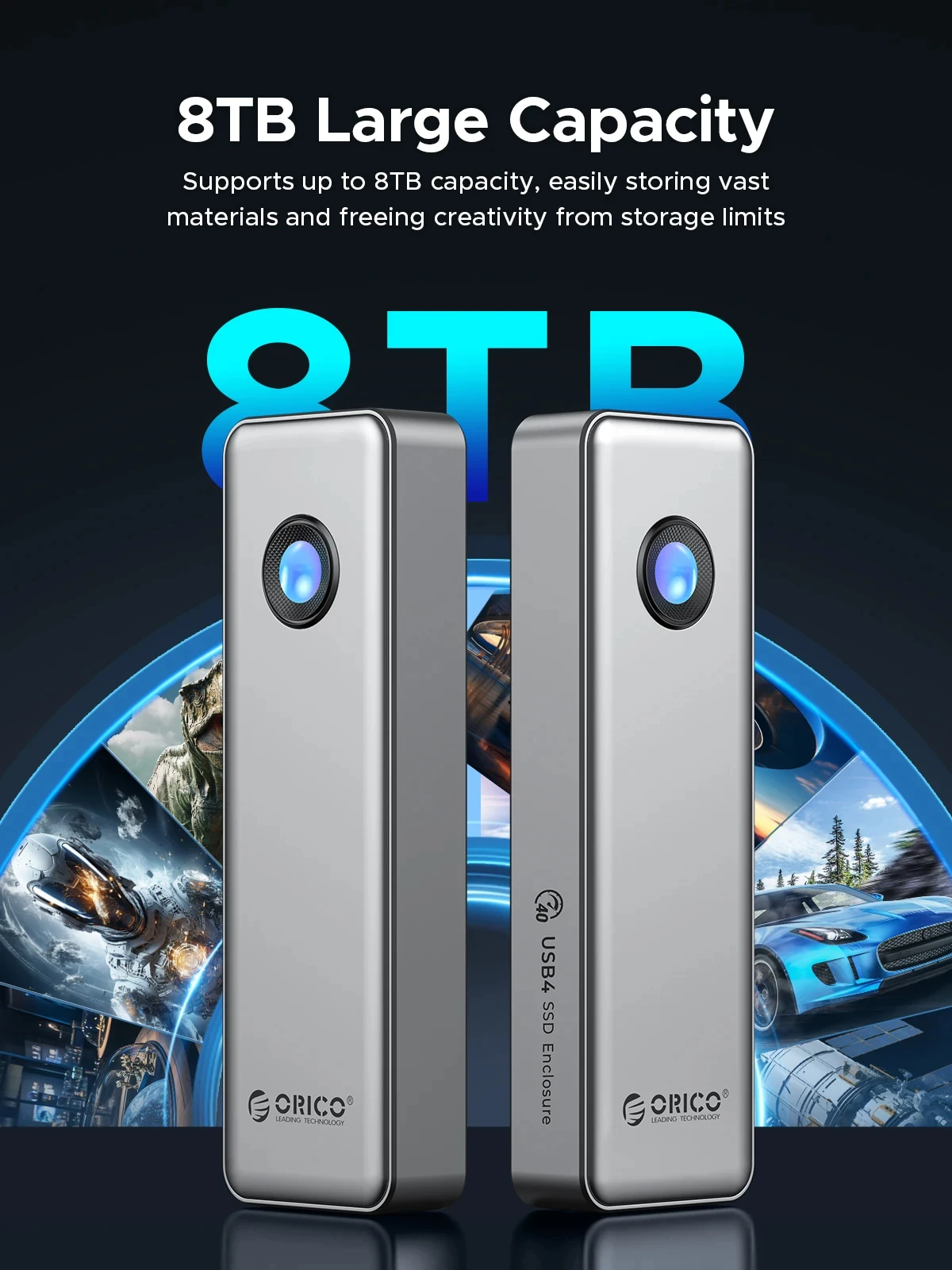 ORICO USB4 40Gbps M.2 NVMe SSD - 8Tb M2 Nvme Ssd 评论和价格