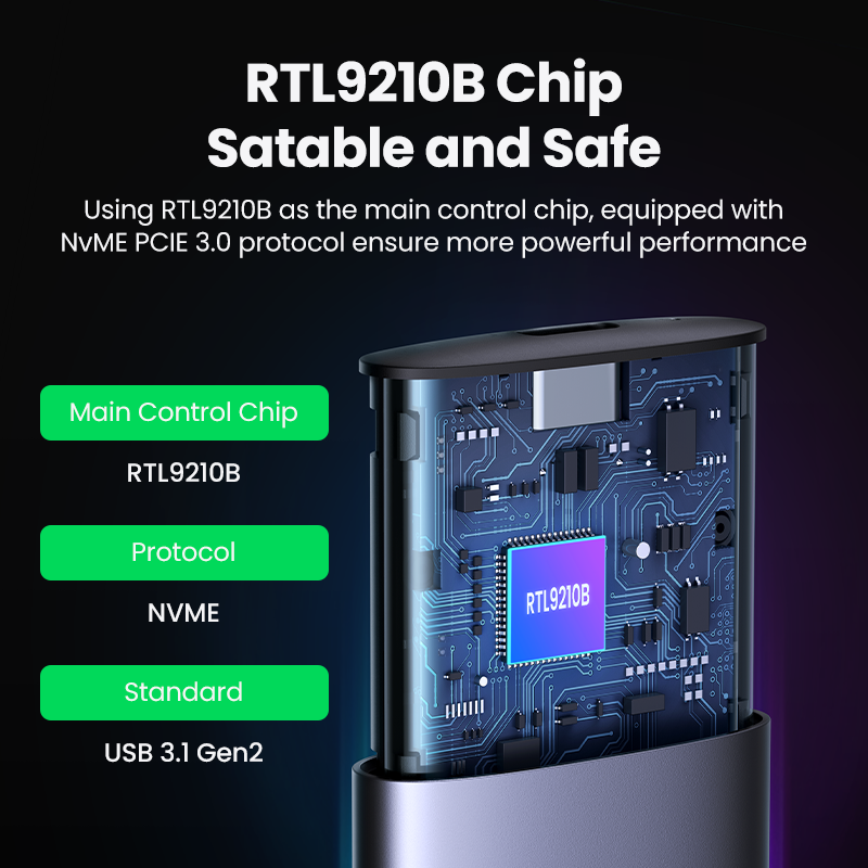 UGREEN M2 SSD Case NVME SATA D - 8Tb M2 Nvme Ssd 评论和价格
