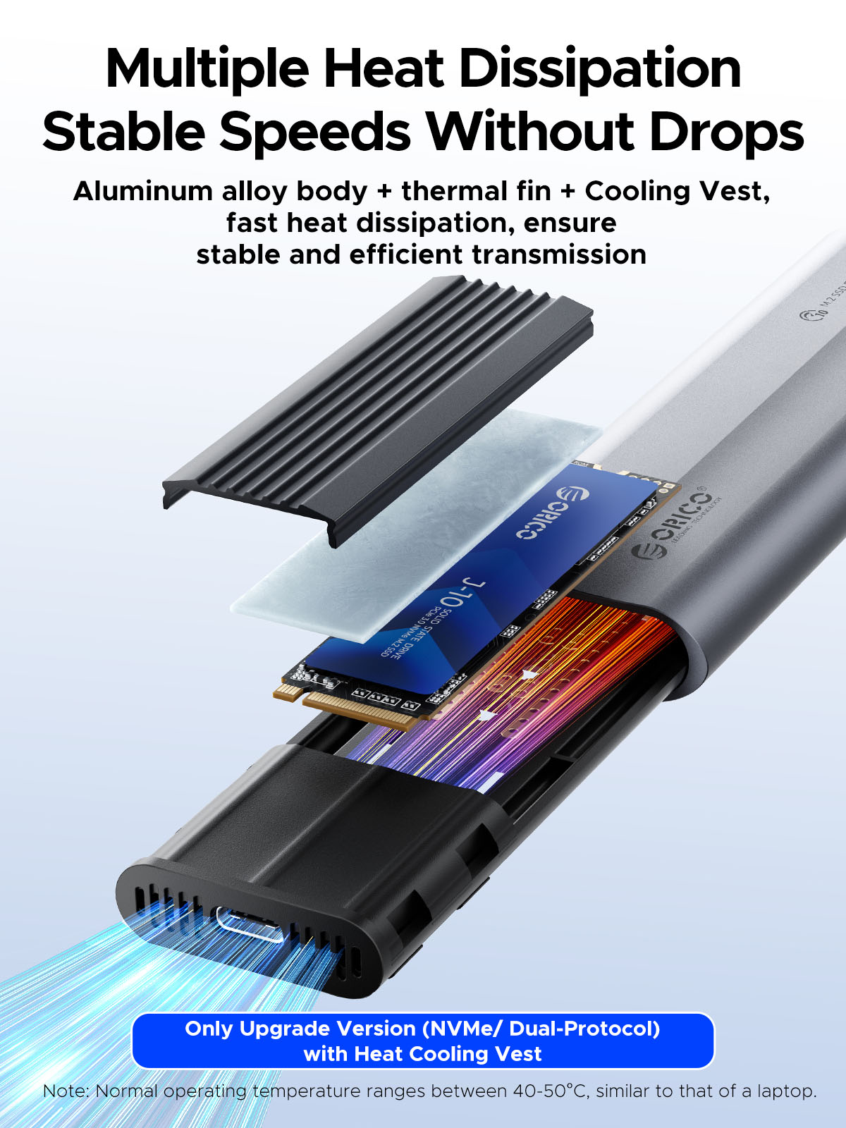 ORICO M2 SSD Case M.2 NVMe SSD - 8Tb M2 Nvme Ssd 评论和价格